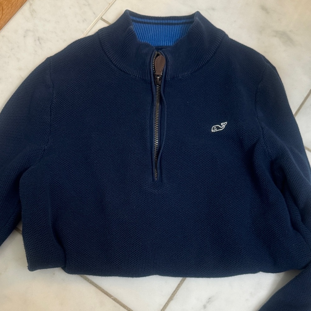 Vineyard Vines Navy Blue Kids Pullover